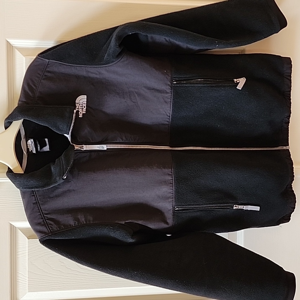 The North Face Denali Full-Zip Jacket, Black, Boys XL 18-20